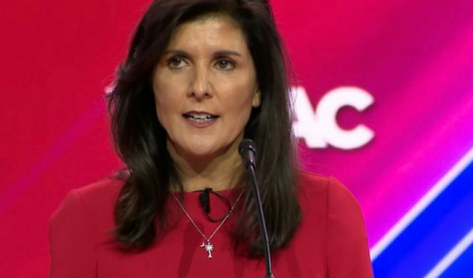 Nikki Haley makes mad dash escape after saying THIS at CPAC