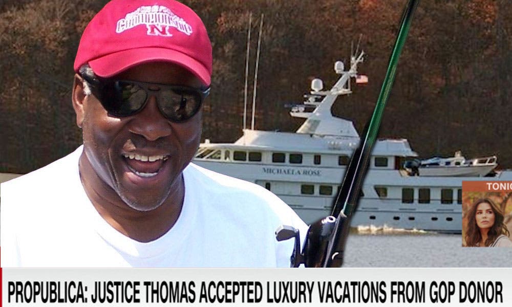 GLOBALIST: Supreme Court justice caught vacationing 38 times with billionaires