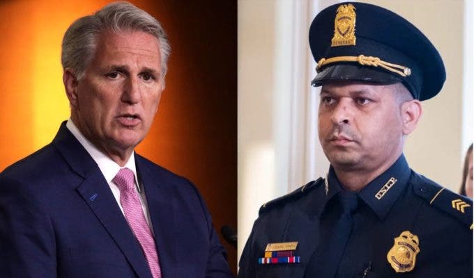 BETRAYAL: Capitol Officer calls out Kevin McCarthy as "insurrection sympathizer"