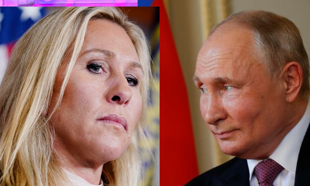 RUSSIA FIRST? — MTG is spreading pure Putin propaganda and social media isn't happy